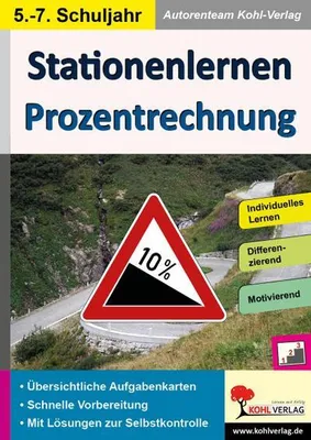 Produktbild von Stationenlernen Prozentrechnung