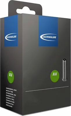 Immagine prodotto di Schwalbe 2x camera d'aria per bicicletta AV7 20x1,50-2,50" (40/62-406), 20 pollici, valvola per auto...