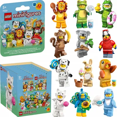 Immagine prodotto di 71051 - LEGO Minifigure - Serie 28 – Animali - 36 pezzi.