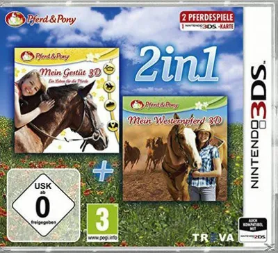 Produktbild von Pferd & Pony 2in1: Mein Gestüt 3D / Mein Westernpferd 3D