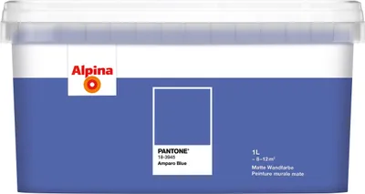 Produktbild von Alpina Wandfarbe Pantone matt amparo blue 1 L