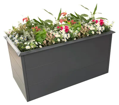 Produktbild von Westmann Metall Hochbeet Primus L Inkl. Schneckenschutz Anthrazit 150x75x77 cm