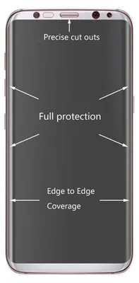 Produktbild von Hybrid TPU Premium gebogene Panzerfolie Folie Schwarz für Samsung Galaxy S10 G973F 6.1 Zoll