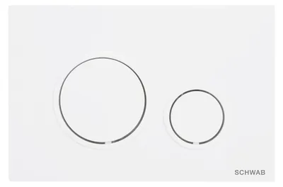Produktbild von Schwab VELA Betätigungsplatte, 247x165 mm, mattweiß