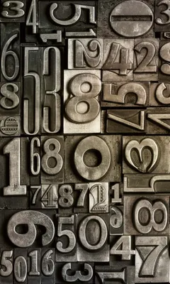 Produktbild von Fototapete - Typeset 150x250cm - Vliestapete