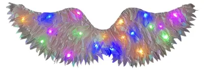 Produktbild von Engelsflügel für Kinder – Kostümrequisite: Leuchtende Federflügel, leichte Feenflügel für Cosplay, Weihnachtskrippenspiele und Bühnenauftritte