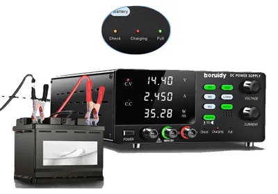 Productafbeelding van DC-voeding, instelbare spanning, intelligente laadfunctie, R-SPS3020C, 30V, 20A