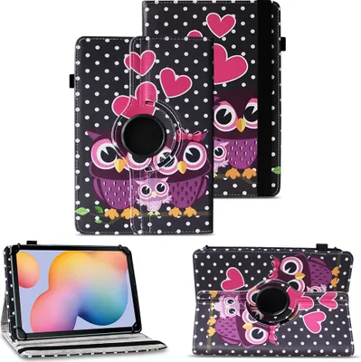 Produktbild von Tablet Hülle für Samsung Galaxy Tab S6 Lite Schutzhülle Tasche Cover DrehbarFarben:Motiv 4