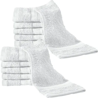 Produktbild von REDBEST Seiftuch Chicago" 12er-Pack weiß 30x30 cm"