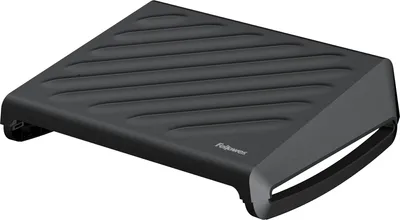 Produktbild von Fellowes Breyta Fussstuetze schwarz 3 Höheneinstellungen Schaukelfunktion, Schwarz, ABS, 0 - 18°, 49 cm, 36 cm, 490 mm
