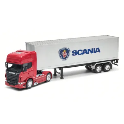 Zdjęcie produktu dla WELLY 1:32 truck z przyczepą Scania