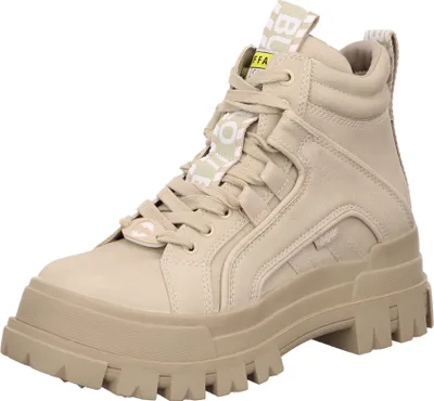 Produktbild von Buffalo Bikerboot Damen Aspha NC Mid beige Streetwear Kunstleder EU37