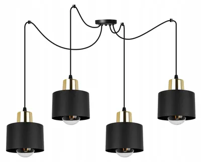 Obrázok produktu pre Moderná Stropná Svetlová Lampá Čierna Led Lampá