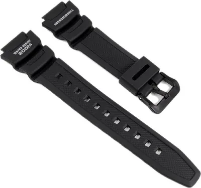 Immagine prodotto di Cinturino di ricambio Casio per orologio da uomo AQW-101-1AVW in resina nera