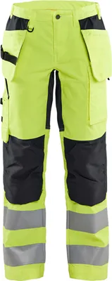 Produktbild von Blakläder Damen-Warnschutzbundhose 71631811 gelb/schwarz Warngelb, 50