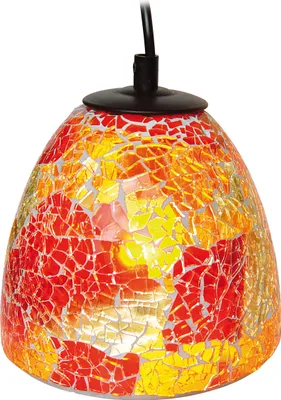 Produktbild von Näve Leuchten Pendelleuchte MOSAIK mit E14 Pendelleuchte MOSAIK mit E14 Pendelleuchten - Mosaik-Pendelleuchte **, Hängelampe aus Glas in bunt, E14-Fassung