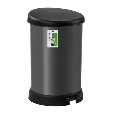 Zdjęcie produktu dla Kosz Na Śmieci Z Pedałem Delor Srebrny 20 L Z Wyciąganym Wkładem