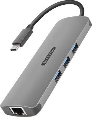 Produktbild von SITECOM USB-C Multi Adapter, inkl. USB-C Power Delivery