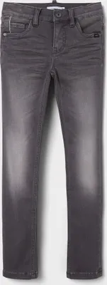 Produktbild von name it - NKMTHEO DNMCLAS PANT NOOS - Dark Grey Denim - 140