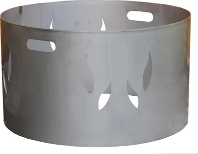 Imagen del producto de Tazón para fuego de acero inoxidable, 77 cm, para braseros de 80 cm, diseño moderno