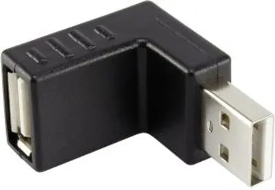 Produktbild von USB 2.0 90-Grad-Winkeladapter Schwarz