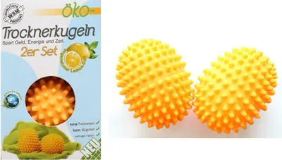 Produktbild von Für Waschmaschine Magie Waschen Werkzeug Wäsche Bälle Wiederverwendbare Reinigung Trocknen Weichspüler Ball PVC Trockner
