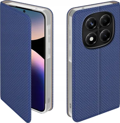Obrázek produktu pro Pouzdro s klopou pro Xiaomi Redmi Note 14 Pro 4G Uzavíratelné Pouzdro Granátové Pouzdro