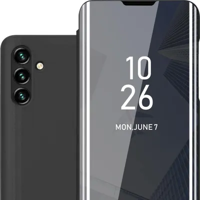 Immagine prodotto di Cadorabo custodia per telefono cellulare per Samsung Galaxy A13 5G in nero copertura coperchio posteriore copertura protettiva libro custodia
