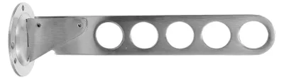 Produktbild von Verstellbare Kleiderstange aus Edelstahl zur Wandmontage, klappbar für Schlafzimmer, Balkon und Schrank, platzsparend und langlebig