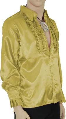 Produktbild von Rüschenhemd gold S - XXL, Größe:XXL