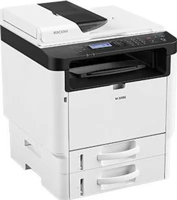 Zdjęcie produktu dla Wielofunkcyjne urządzenie drukarka/skener/ksero RICOH M320SE USB, LAN, ADF, A4, 32 str.