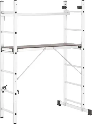Zdjęcie produktu dla Drabina wielofunkcyjna / Rusztowanie 2x6 z podestem 150kg