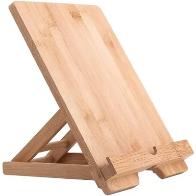 Obrázek produktu pro Dřevěný stojan na tablet pro stůl