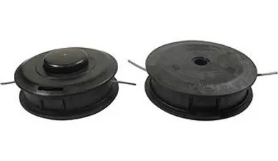 Image de Tête Tap-n-go Tecomec - Diamètre : 160 mm (livrée sans adaptateur). Livrée avec un fil de 3,0 mm. Compatible avec les coupe-bordures professionnels.