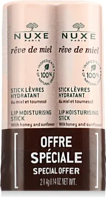 Produktbild von Nuxe Rêve de Miel Lip Moisturizing Stick 2 x 4 g