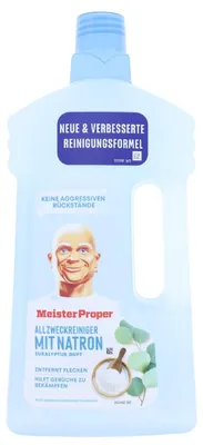 Produktbild von Meister Proper Allzweckreiniger mit Natron Eukalyptus Duft 1 Liter Bekämpft Gerüche