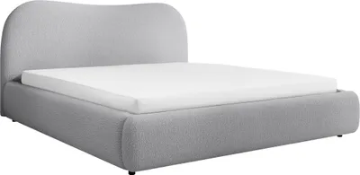 Produktbild von FEDVE Polsterbett Doppelbett Dolwen Schlafzimmer Bett Bettkasten 160x200cm Grau (Abriamo 6)