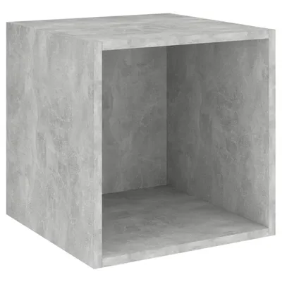 Zdjęcie produktu dla vidaXL Szafka ścienna betonowa szara 37x37x37 cm materiał drewnopochodny