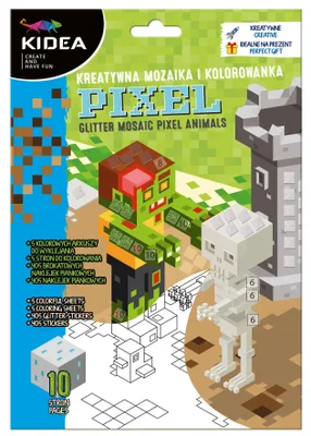 Immagine prodotto di Mosaico pixel e libro da colorare Derform