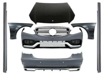 Produktbild von Bodykit für Mercedes E-Klasse W212 Facelift 13-16 E63 Design Seitenschweller.