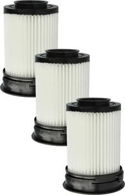 Produktbild von vhbw 3x Staubsaugerfilter kompatibel mit Miele Triflex HX1 Staubsauger - HEPA-Filter Schwarz Weiß