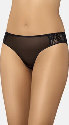 Produktbild von Teyli Mesh Slip mit floraler Spitze Rose Female 324 schwarz XL