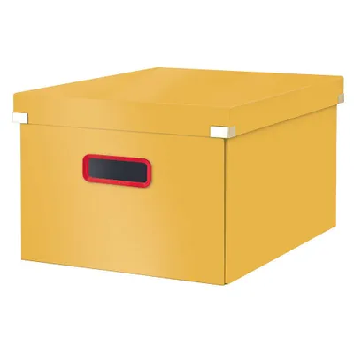Obrázok produktu pre Esselte Leitz Ablagebox Click & Store Cosy M gelb Hartpappe mit PP-Folie Aufbau mittels
