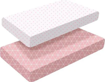 Produktbild von Babybettbezüge, 2 Stücke, 70 x 140 cm, atmungsaktiv, Kinderwagenbezug, Matratzenbezug, Höschen, für Bett und Wiege
