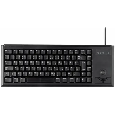 Produktbild von CHERRY Compact-Keyboard G84-4400 - Tastatur - USB - Deutsch - Schwarz