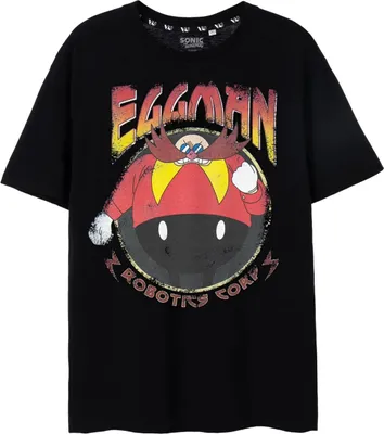 Image de Sonic The Hedgehog - T-shirt manches courtes pour homme NS7852 (XL) (Noir)