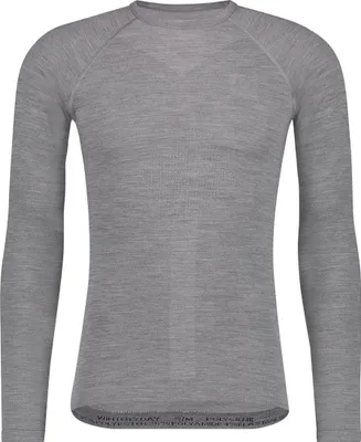 Produktbild von AGU Langarm Fahrrad-Shirt - WINTERDAY MERINO - Grau L-XL