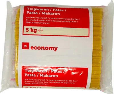 Produktbild von TGE Linguini Nudeln 5kg Vorrat Pack Hartweizennudeln Großpackung Spaghetti