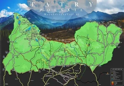 Zdjęcie produktu dla Mapa Zdrapka Tatry Polskie