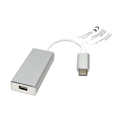 Obrázek produktu pro VALUE USB 3.1 C - Mini DisplayPort, 0,1 m, USB typu C, Mini DisplayPort, Samice, Samec, Bílá